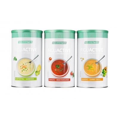 Zestaw zup 3 x Figu Active LR 500g = 24 porcje