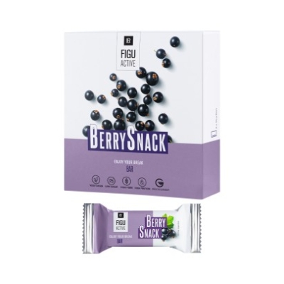 LR FIGUACTIVE Berry Snack Bar - Baton z Czarną Porzeczką i Czekoladą/6 batonów po 35 gramów